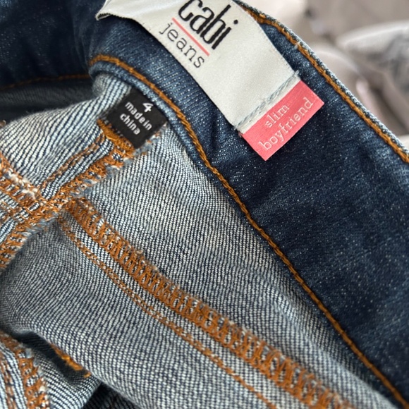 🔶Cabi Slim Boyfriend Patch Look Jeans - Picture 11 of 14
